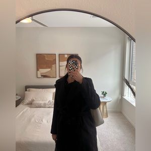 Banana Republic Black Pea Coat